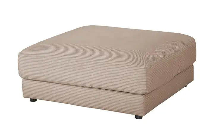 Jette Home Hocker Cord Sila Hellbraun