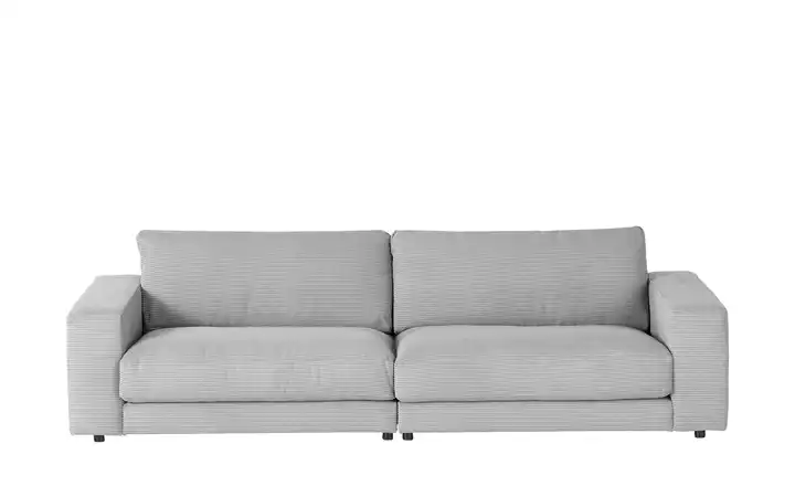 Jette Home Sofa Cord Sila 84 cm 290 cm Grau