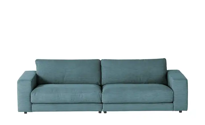 Jette Home Sofa Cord Sila 84 cm 290 cm Petrol