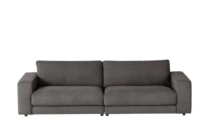Jette Home Sofa Cord Sila 84 cm 290 cm Anthrazit