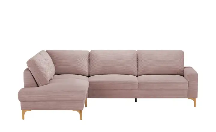 Gray & Jones Cord-Sofa Capa Rosa links