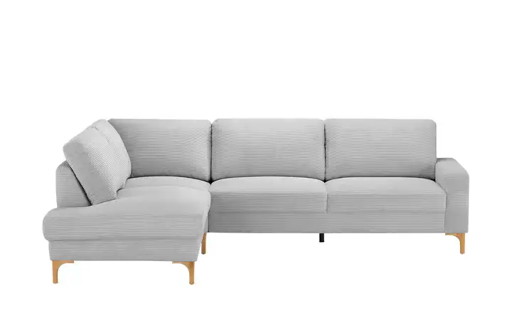 Gray & Jones Cord-Sofa Capa Grau links