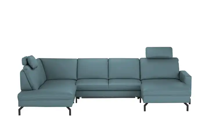 meinSofa Wohnlandschaft Grace links Aquablau