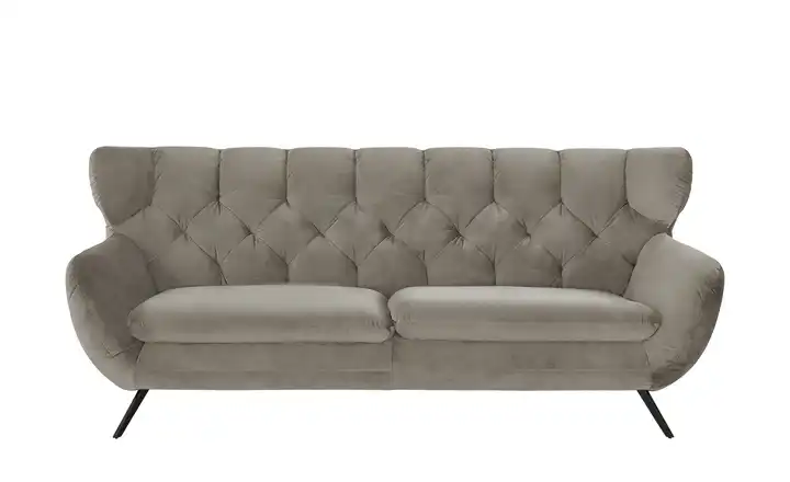Jette Home Sofa Caldara 3 Schwarz Grau