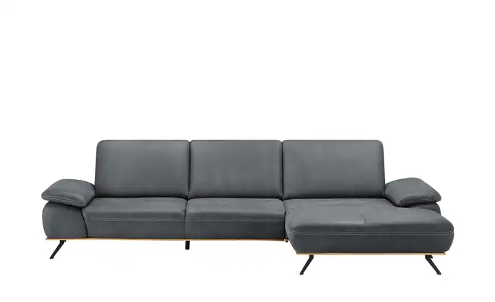meinSofa Ecksofa Fiona Graphit rechts Erweiterte Funktion