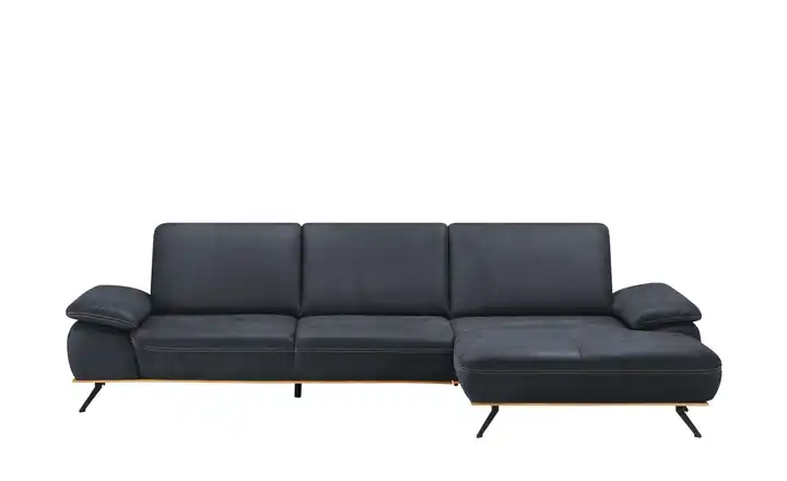 meinSofa Ecksofa Fiona Dunkelblau rechts Erweiterte Funktion