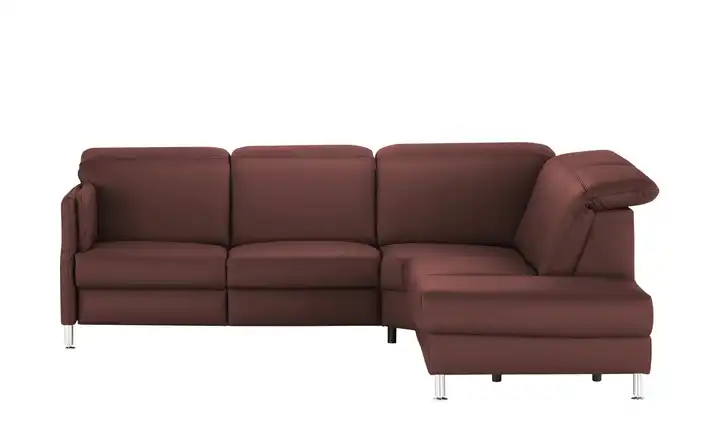 meinSofa Leder-Ecksofa  Leon