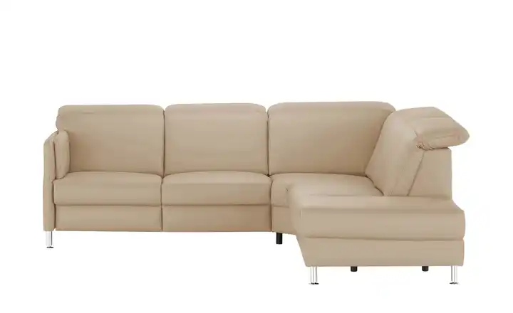 meinSofa Leder-Ecksofa  Leon