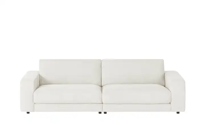 Jette Home Sofa Cord Sila 84 cm 250 cm Schneeweiß
