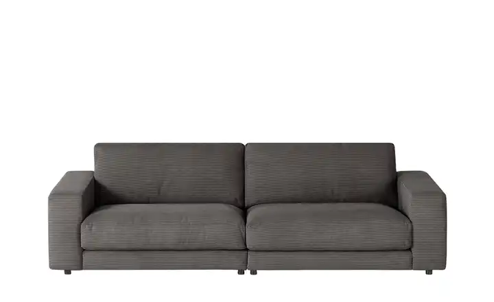 Jette Home Sofa Cord Sila 84 cm 250 cm Anthrazit
