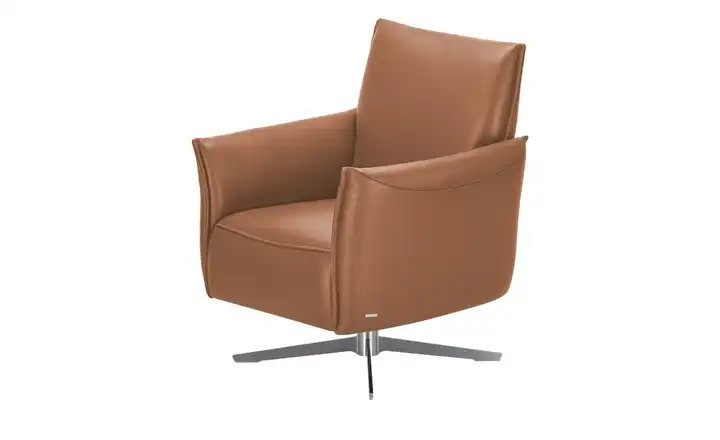 KOINOR Sessel Echtleder Vineto Cognacbraun