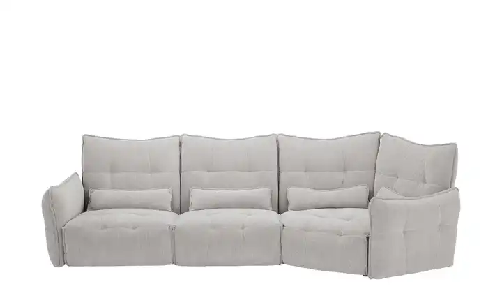 Ecksofa Jeaneva rechts Grau