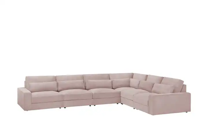 Ecksofa Branna Rosé links Rosé