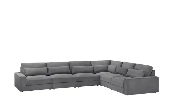 Ecksofa Branna Anthrazit links Anthrazit