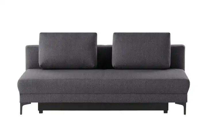 Schlafsofa mit Schlaffunktion Genua Winkel 140 cm Anthrazit