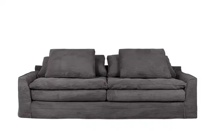SOHO Sofa 3-sitzig Sarvika Anthrazit Cordstoff