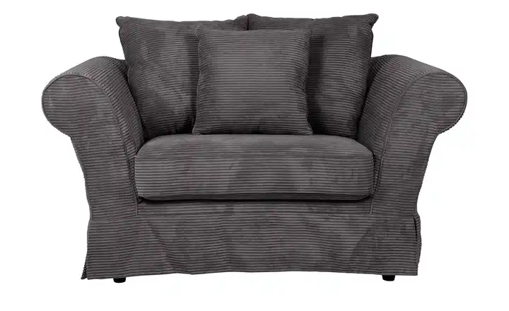 Einzelsofa Olivia mit Husse Anthrazit