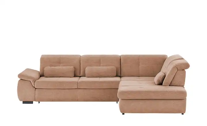 Ecksofa mit Funktion Perry rechts Terracotta