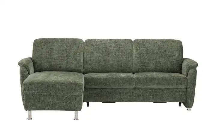 Polstermöbel Oelsa Ecksofa Selecta-Home Grün Erweiterte Funktion links