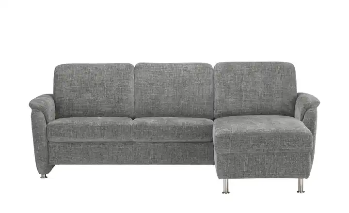 Polstermöbel Oelsa Ecksofa Selecta-Home Steingrau ohne rechts