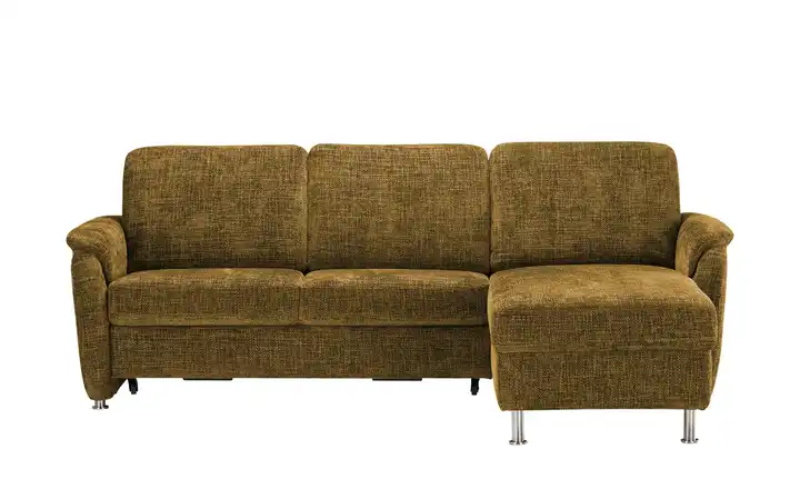 Polstermöbel Oelsa Ecksofa Selecta-Home Ocker Erweiterte Funktion rechts