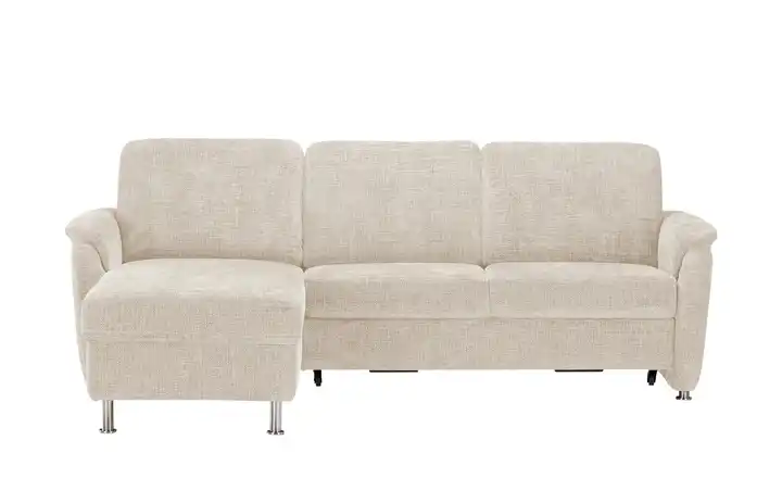 Polstermöbel Oelsa Ecksofa Selecta-Home Creme Erweiterte Funktion links