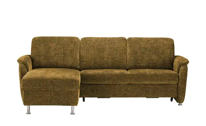 Polstermöbel Oelsa Ecksofa Selecta-Home Ocker Erweiterte Funktion links