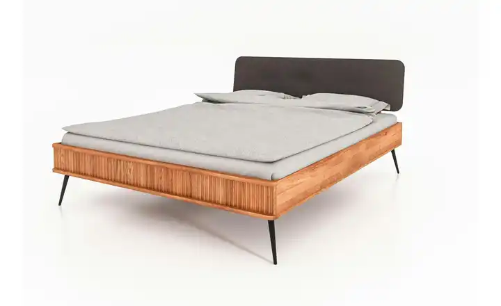 Massivholzbett Nico Kernbuche 180 cm 190 cm