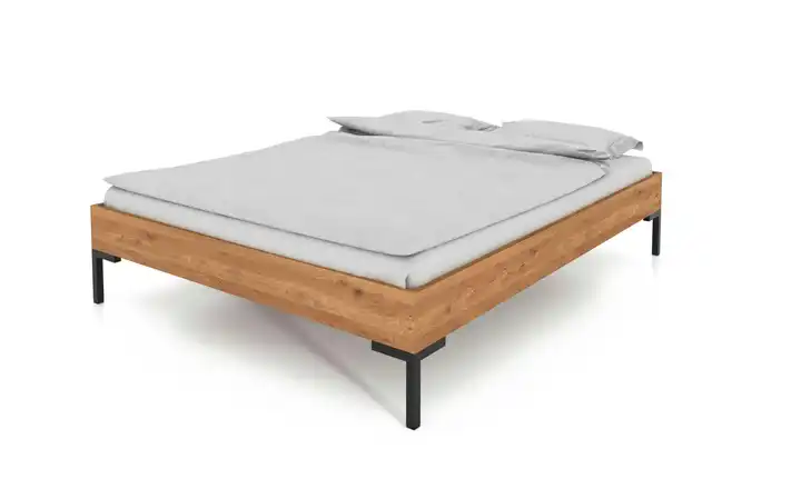 Massivholzbett ohne Kopfteil Clara Wildeiche 160 cm 190 cm