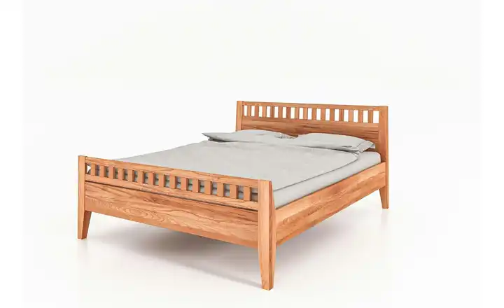 Massivholzbett Erik Kernbuche 200 cm 190 cm