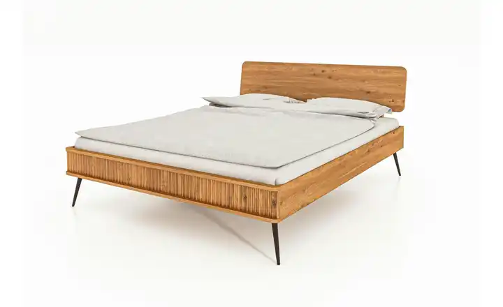 Massivholzbett Nico Wildeiche 200 cm 210 cm