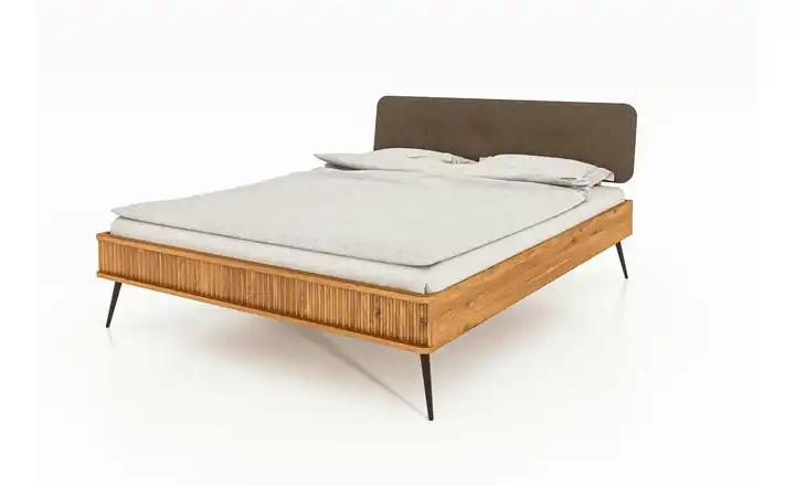 Massivholzbett Nico Wildeiche 100 cm 220 cm