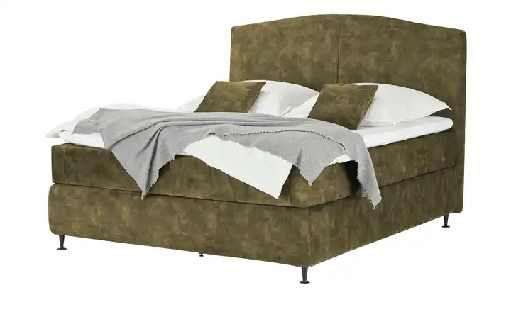 Kings and Queens Boxspringbett Skyer Grün 200 cm H3 & H4
