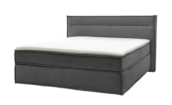 Musterring Boxspringbett JustB! Dunkelgrau 180 cm H2 & H3