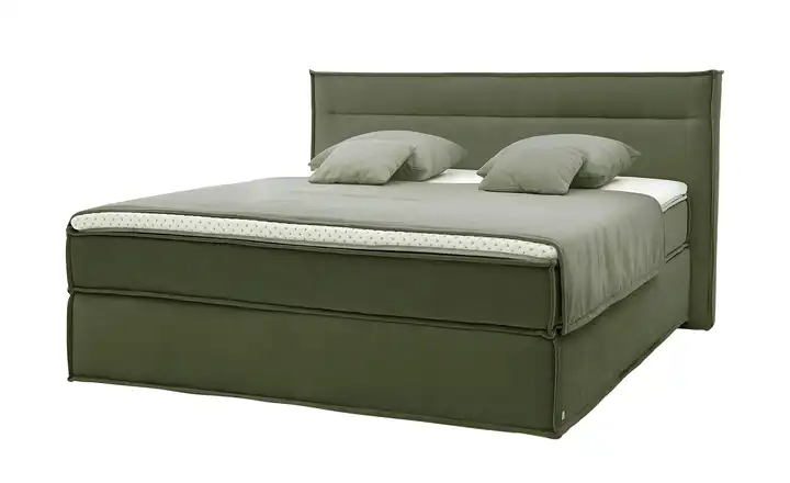 Musterring Boxspringbett JustB! Grün 180 cm H2 & H3
