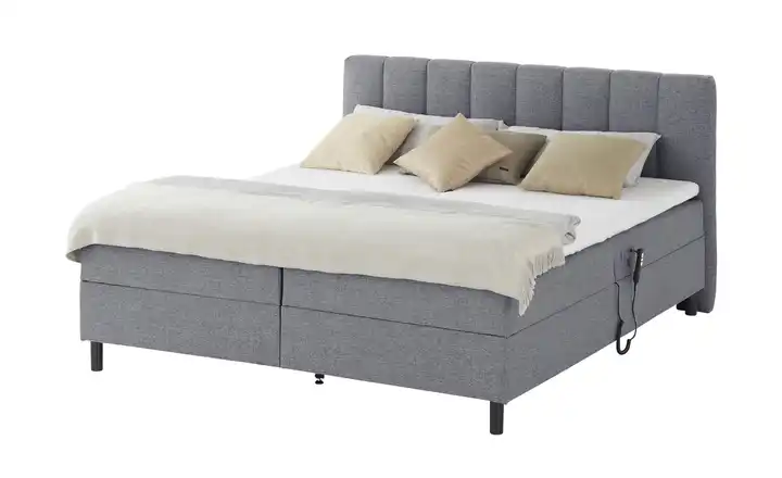 Boxbett mit Motor Miralindo Dunkelgrau