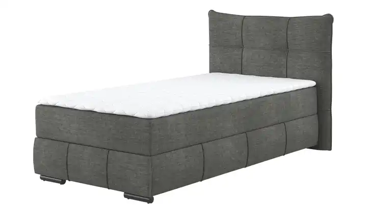 Boxbett mit Stauraum Margam 100 cm Graphit H2