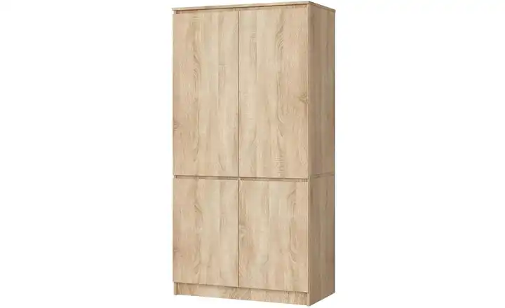 Drehtürenschrank 90 cm breit Valentina Eiche Sonoma (Nachbildung)