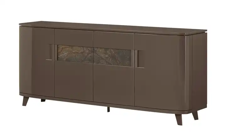 Jette Home Sideboard Pedra Schokoladenbraun 220 cm