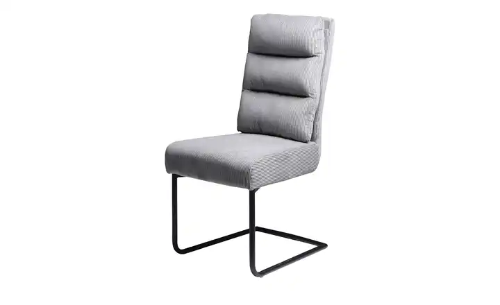 Schwingstuhl Cord Tamme Hellgrau Cordstoff