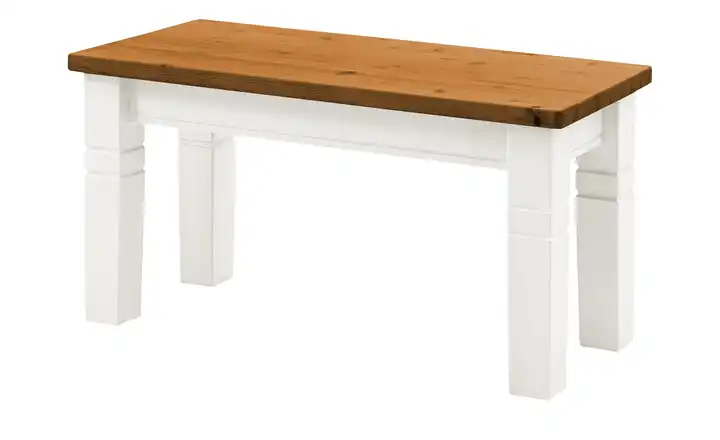 maison bleue Sitzbank  massiv Florian Weiß, Braun 90 cm