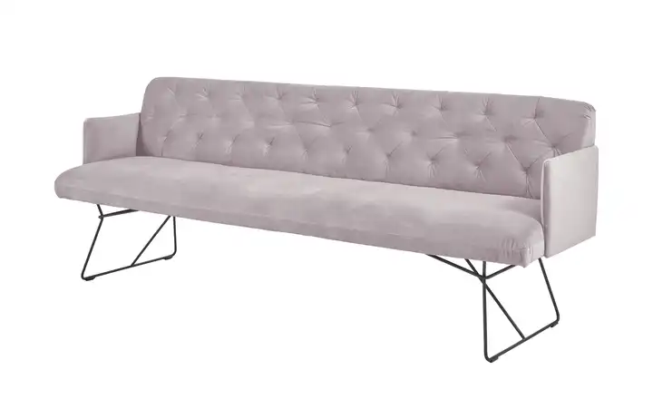 Jette Home Polsterbank Salo Altrosa Velours 246 cm