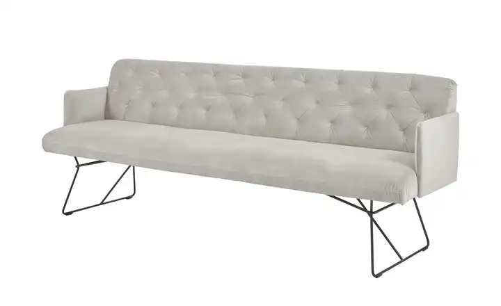 Jette Home Polsterbank Salo Sand Velours 246 cm