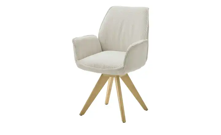 Musterring Armlehnstuhl Tiama Creme Eiche