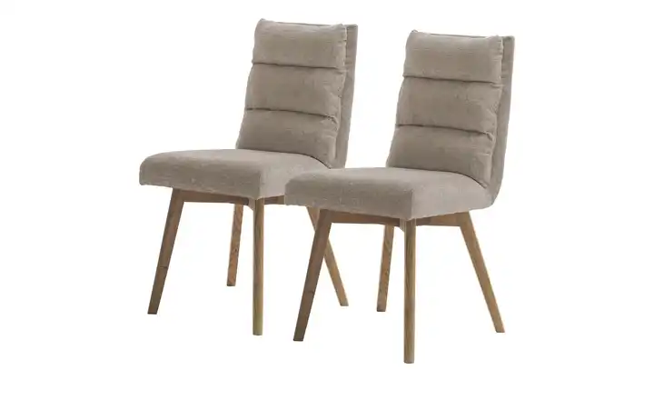 Woodford Esszimmerstuhl im 2er Set Kalama Cappuccino Wildeiche
