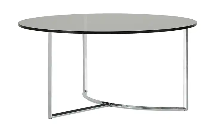 Couchtisch Hesel Grau verchromt Höhe ca. 37 cm