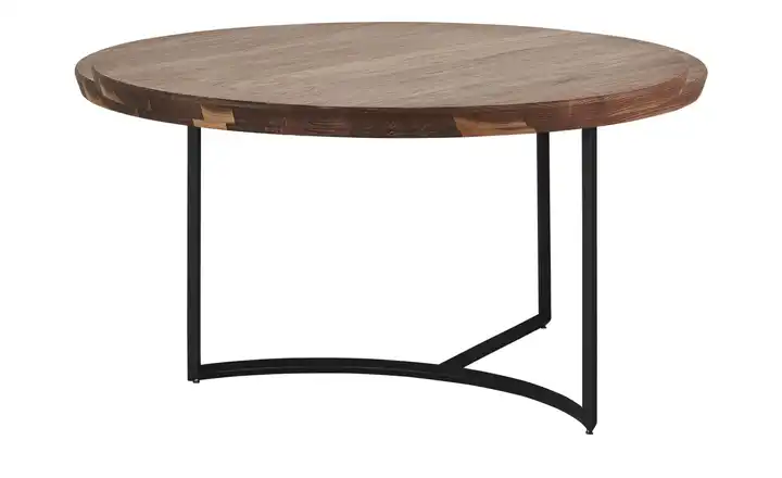 Couchtisch Hesel Nussbaum Schwarz Höhe ca. 42 cm
