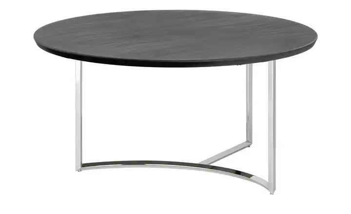 Couchtisch Hesel Dunkelgrau verchromt Höhe ca. 37 cm