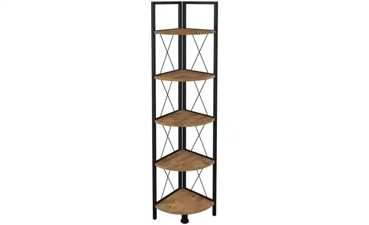 Eckregal Insasi Eiche (Nachbildung) 160 cm