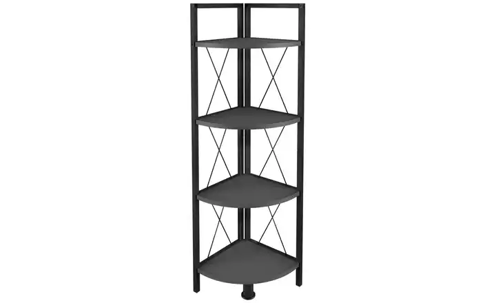 Eckregal Insasi Anthrazit 123 cm